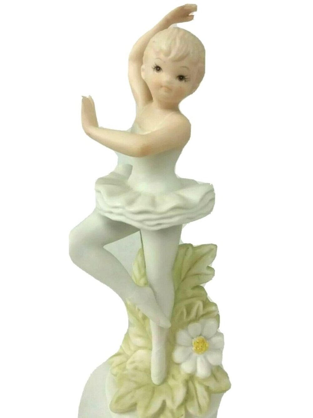 Lefton Balletcore Bisque Ballerina Figurine Porcelain Christopher Collection